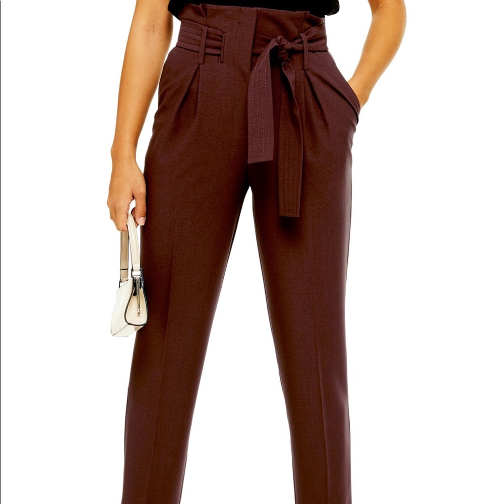 Topshop Belt Peg Pants